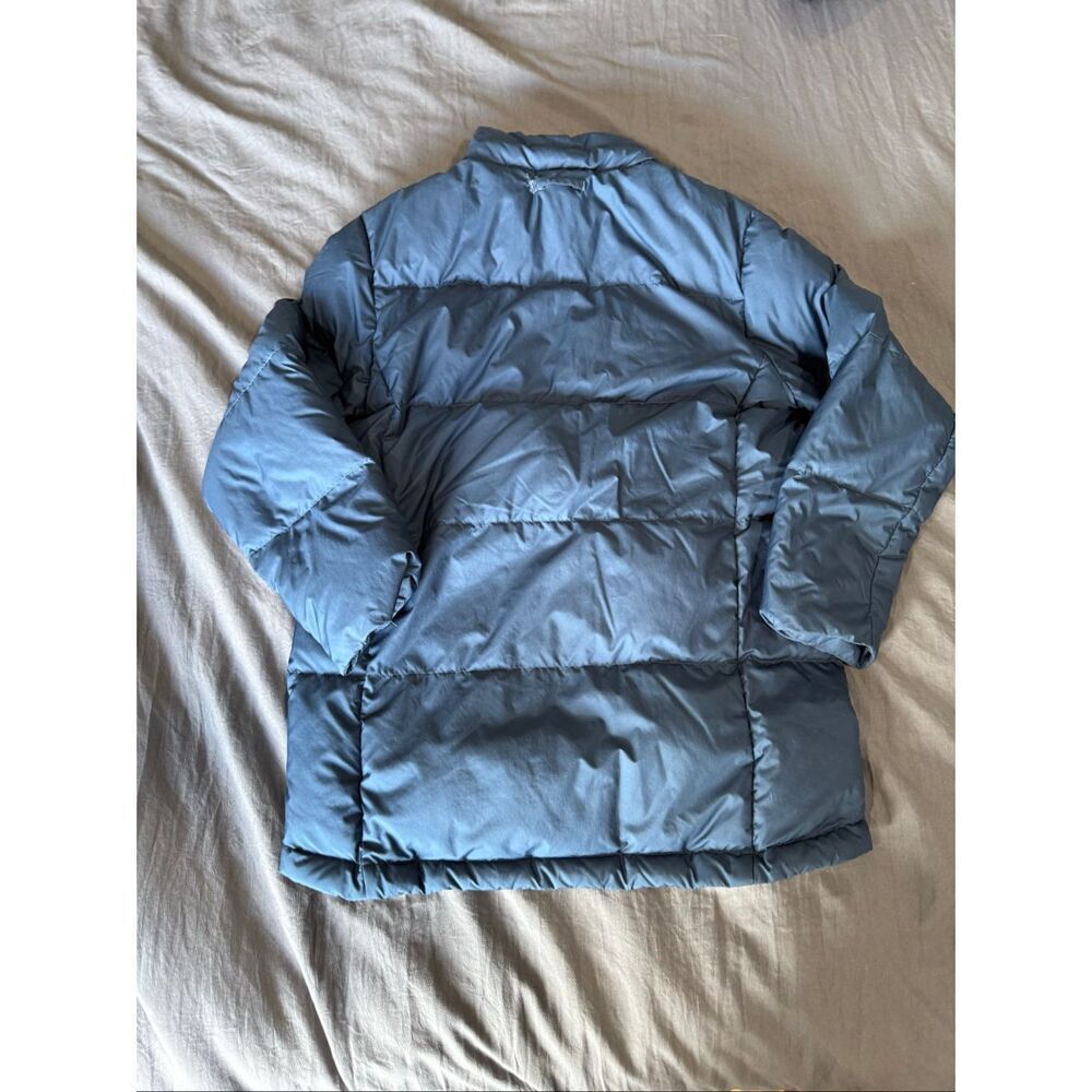Patagonia Vintage Goose Down Blue Puffer Jacket Boys  Medium - Picture 8 of 13